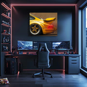 Acrylic Poster with Neon Lights , Custom LED Backlit Wall Art , High,Quality Automotive Poster for Car Enthusiasts, Gifting