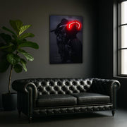 Motorcycle Tail Light LED Art | UV Printed Neon Moto Wall Decor for Garage, Man Cave or Bedroom