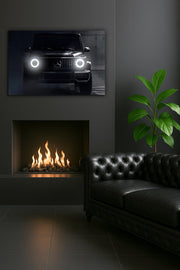 Luxury SUV Front LED Wall Art | UV Printed Plexiglass Car Decor for Garage or Office