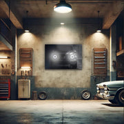 Luxury SUV Front LED Wall Art | UV Printed Plexiglass Car Decor for Garage or Office