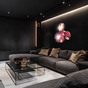 Futuristic Red Armor Neon LED Wall Art – UV Plexiglass Light Panel for Gamer Room or Teen Wall Decor – Free Shipping