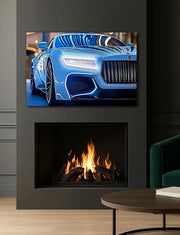 Car Neon Sign, UV Printed LED Light, Modern Car Wall Decor, Unique Garage Art, LED Room Light, Custom Auto Wall Sign