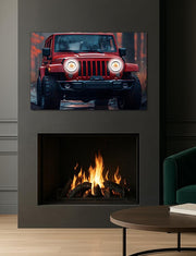 Neon Sign Off-Road Jeep , UV Printed LED Light, Adventure Wall Art, Custom 4x4 Garage Decor, LED Jeep Wall Light, Unique Gift for Men