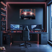 Neon Sign Off-Road Jeep , UV Printed LED Light, Adventure Wall Art, Custom 4x4 Garage Decor, LED Jeep Wall Light, Unique Gift for Men