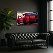 Automotive Poster with Neon Lights, Acrylic LED Wall Art, Custom Backlit Poster, Car Enthusiast Gift, High, Car wall decor