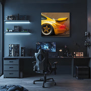 Acrylic Poster with Neon Lights , Custom LED Backlit Wall Art , High,Quality Automotive Poster for Car Enthusiasts, Gifting
