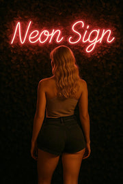 Custom LED Neon Sign: Personalized Wedding Decor, Home Bar Lighting