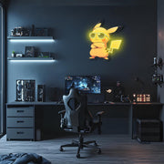 Cool Electric Mouse Neon LED Sign – UV Printed Plexiglass Wall Art for Gamer Room, Kids Zone & Teen Decor – Free Shipping