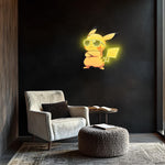 Cool Electric Mouse Neon LED Sign – UV Printed Plexiglass Wall Art for Gamer Room, Kids Zone & Teen Decor – Free Shipping
