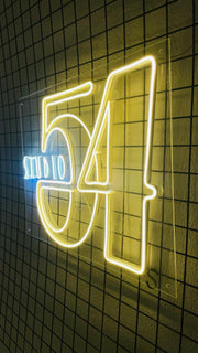 Studio 54 Neon Sign: Retro Disco Party Decor