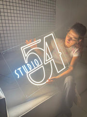 Studio 54 Neon Sign: Retro Disco Party Decor