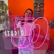 Studio 54 Neon Sign: Retro Disco Party Decor