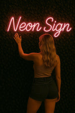 Custom Neon Sign: Personalized LED Wall Decor, Wedding, Business, Bedroom