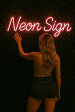 Custom Neon Sign: LED Personalized Wedding & Home Decor