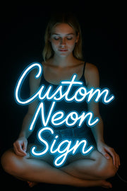 Custom Neon Sign: Personalized LED Wall Decor, Wedding, Business, Bedroom