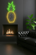 Pineapple neon sign, Pineapple led sign, Fruit neon sign, Neon sign kitchen, Ananas neon sign, Tropical neon sin, Pineapple wall art decor