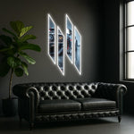 Acrylic UV‑Printed LED Car Wall Art with Dimmer