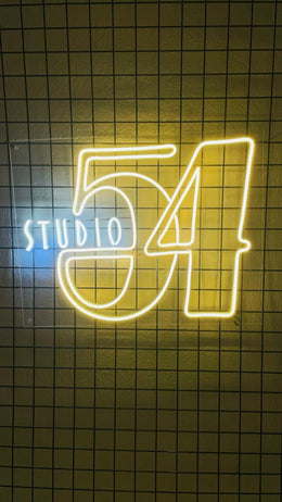 Studio 54 Neon Sign: Retro Disco Party Decor