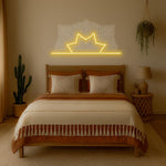 Lotus Mandala Neon Sign: Boho LED Wall Art with Dimmer