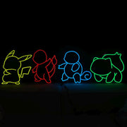 Anime Neon Sign: Colorful LED Wall Art - Gaming Room Decor