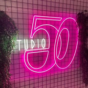 Studio 54 Neon Sign: Retro Disco Party Decor