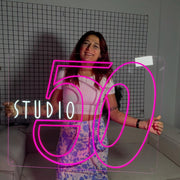 Studio 54 Neon Sign: Retro Disco Party Decor