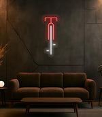 Bicycle Neon Sign: LED Wall Light with Dimmer - Cafe & Bar Decor