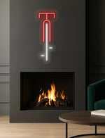 Bicycle Neon Sign: LED Wall Light with Dimmer - Cafe & Bar Decor