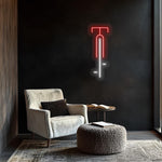 Bicycle Neon Sign: LED Wall Light with Dimmer - Cafe & Bar Decor