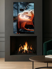 LED UV‑Printed Plexiglass Car Wall Sign with Dimmer