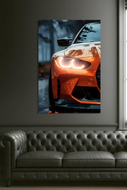 LED UV‑Printed Plexiglass Car Wall Sign with Dimmer