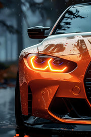 LED UV‑Printed Plexiglass Car Wall Sign with Dimmer