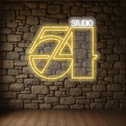 Studio 54 Neon Sign: Retro Disco LED Wall Art with Dimmer