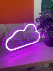 Personalized Kids Night Light: Custom Name LED Lamp with Animal Design