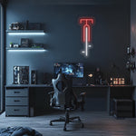 Bicycle Neon Sign: LED Wall Light with Dimmer - Cafe & Bar Decor