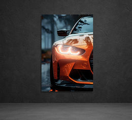 LED UV‑Printed Plexiglass Car Wall Sign with Dimmer