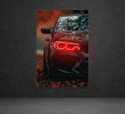 Car LED Plexiglass Wall Sign with Dimmer – UV‑Printed Neon Garage Art