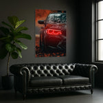 Car LED Plexiglass Wall Sign with Dimmer – UV‑Printed Neon Garage Art
