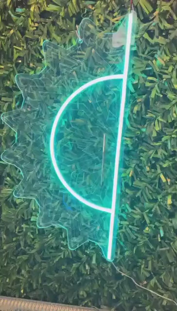 Lotus Mandala Neon Sign: Boho LED Wall Art with Dimmer