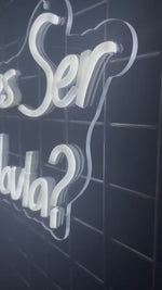 Quieres Ser Mi Novia Neon Sign: Spanish Proposal LED Light